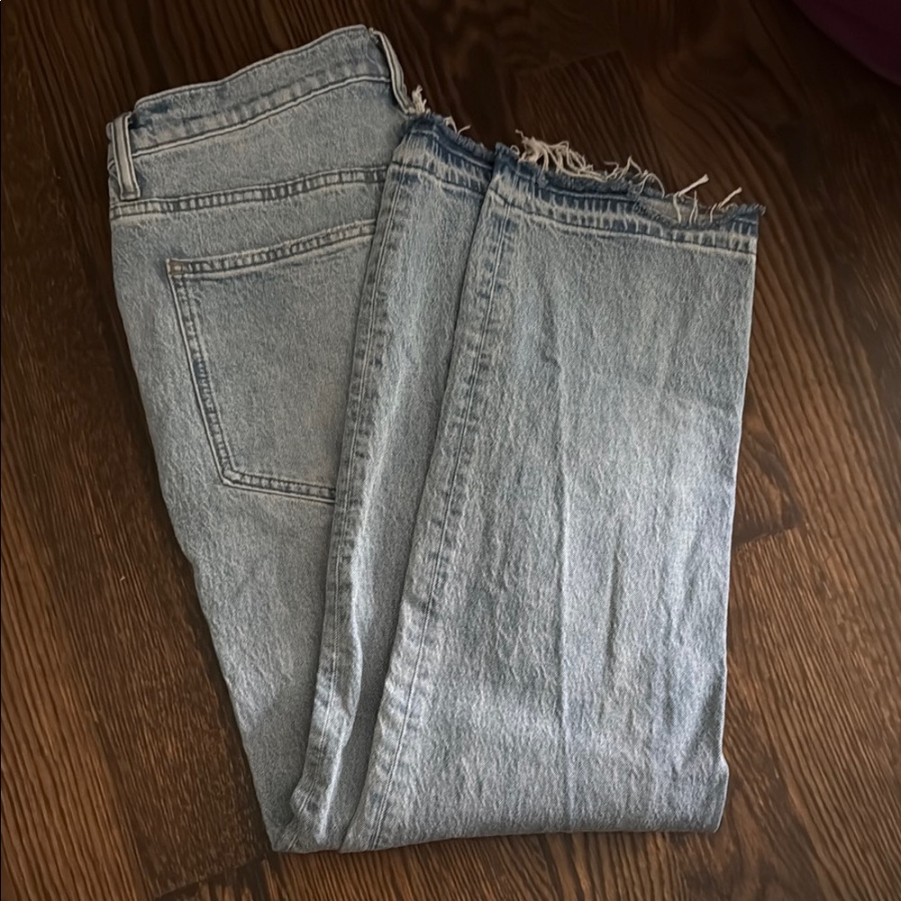 Madewell Distressed Blue Denim